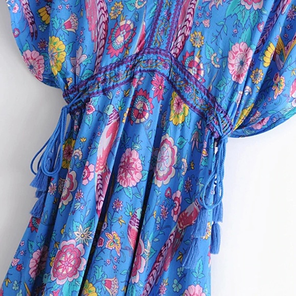 5⭐️ FAV BESTSELLER Lovebird Half Moon Maxi Dress Gown - Picture 4 of 7